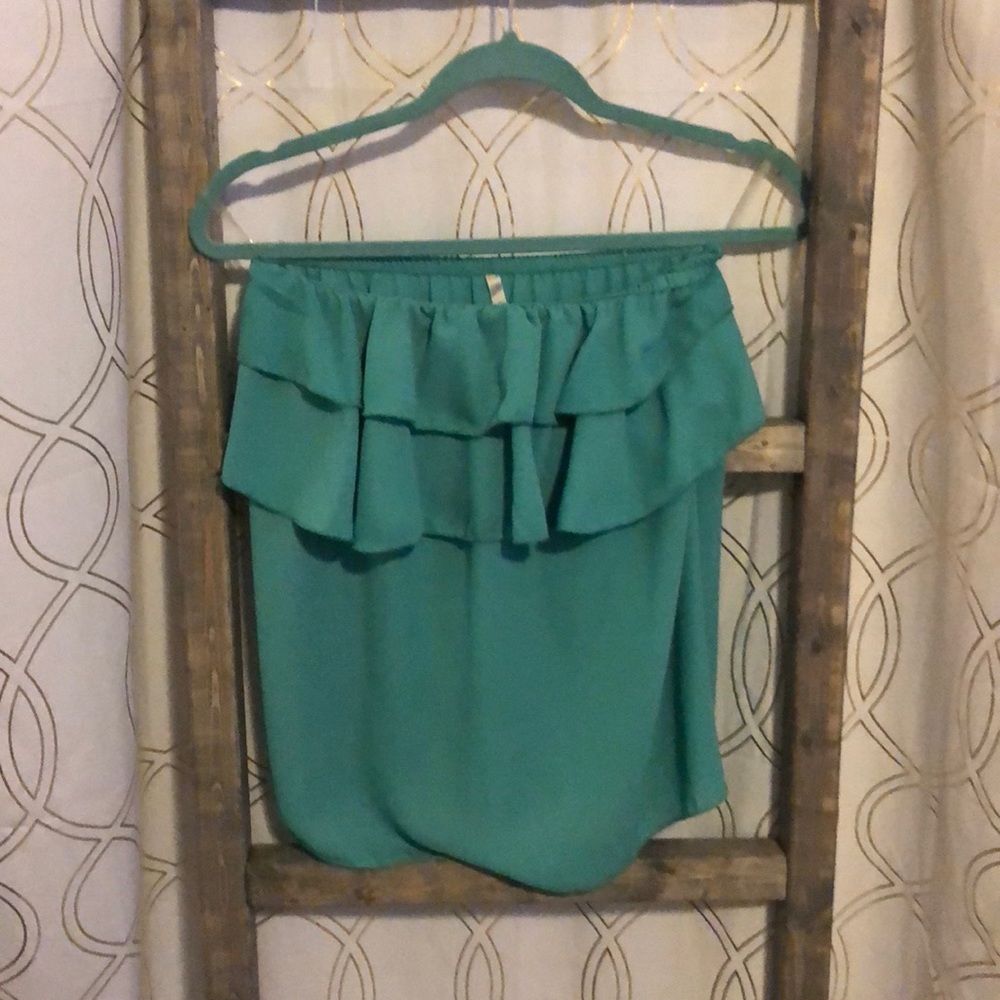 Strapless shirt